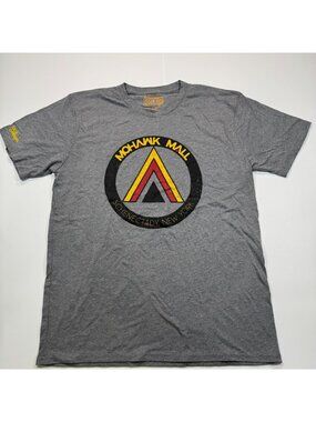 Vintage Local Vyntage T-Shirt Men's L Gray Cotton Mohawk Mall Graphic Retro USA